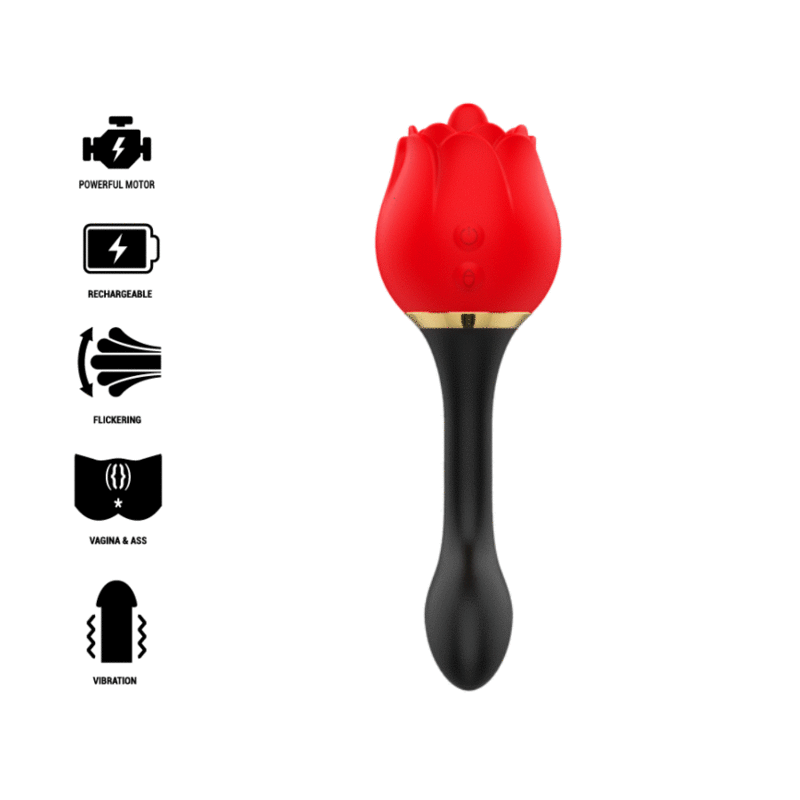 Vibrador con Forma de Flor Vibrador con Forma de Flor